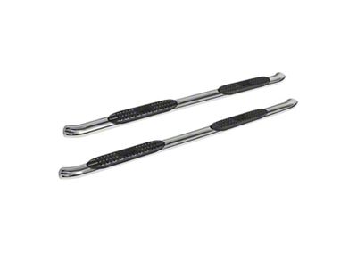 Pro Traxx 4-Inch Oval Side Step Bars; Stainless Steel (19-23 Ranger SuperCab)