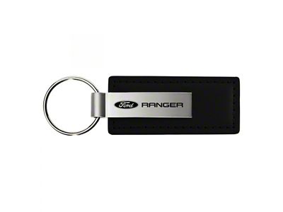 Ranger Leather Key Fob; Black