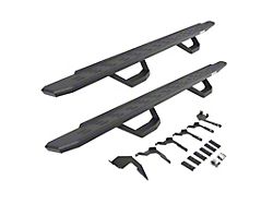 Go Rhino RB30 Running Boards with Drop Steps; Protective Bedliner Coating (19-26 Ranger SuperCrew)