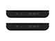 Rear Door Sill Protection; Domed Carbon Fiber with Gray Outline (19-23 Ranger SuperCrew)