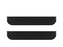 Rear Door Sill Protection; Domed Carbon Fiber (19-23 Ranger SuperCrew)