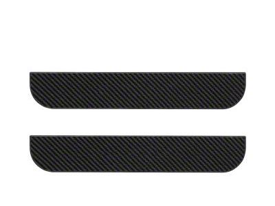 Rear Door Sill Protection; Raw Carbon Fiber (19-23 Ranger SuperCrew)