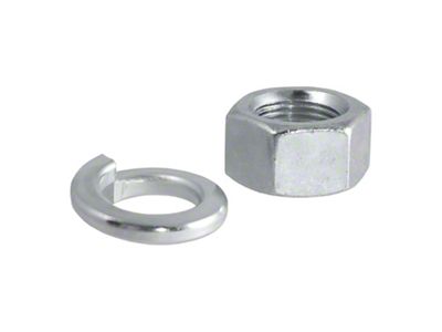 Replacement Trailer Ball Nut and Washer for 3/4-Inch Shank