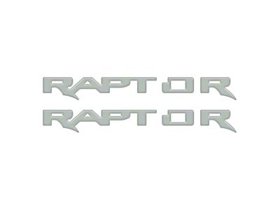 Running Board Emblem Overlays; Cactus Gray (24-25 Ranger Raptor)