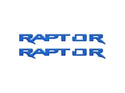 Running Board Emblem Overlays; Velocity Blue (24-26 Ranger Raptor)