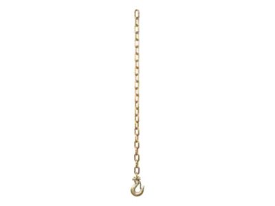 Safety Chain with One Clevis Hook; 35-Inch; 12,600 lb.