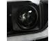 Sequential LED DRL Bar Projector Headlights; Matte Black Housing; Clear Lens (19-23 Ranger XL, XLT)