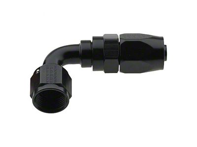 Series 2000 Pro-Flow 90 Degree Hose End; -8AN; Black