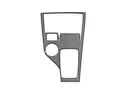 Shift Surround Accent Trim; Domed Carbon Fiber (19-23 4WD Ranger)