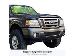 Stainless Steel Billet Lower Bumper Grille; Black (06-11 Ranger, Excluding STX)