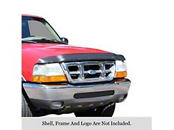 Stainless Steel Billet Lower Bumper Grille; Black (98-00 Ranger)