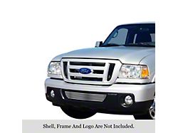 Stainless Steel Billet Lower Bumper Grille; Polished (06-11 Ranger, Excluding STX)