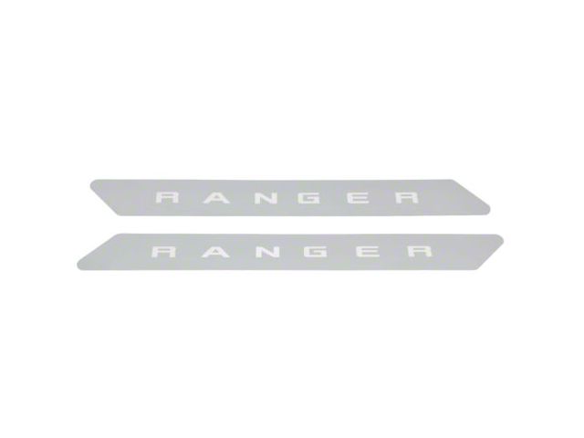 Putco Stainless Steel Door Sills with RANGER Etching (19-23 Ranger SuperCab)