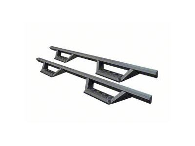 STX800 Running Boards; Rocker Mount; Black (19-25 Ranger SuperCrew)