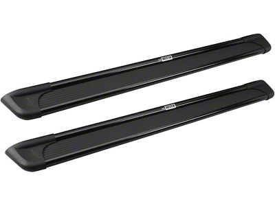 Sure-Grip Running Boards without Mounting Kit; Black Aluminum (19-25 Ranger SuperCrew)
