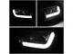 Switchback LED DRL Projector Headlights; Black Housing; Clear Lens (19-23 Ranger w/ Factory Halogen Headlights)