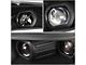 Switchback LED DRL Projector Headlights; Black Housing; Clear Lens (19-23 Ranger w/ Factory Halogen Headlights)