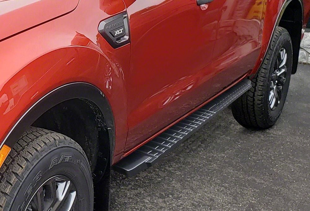 Ranger TStyle Running Boards; Black (1925 Ranger SuperCrew) Free