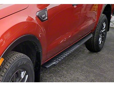 T-Style Running Boards; Black (19-25 Ranger SuperCrew)