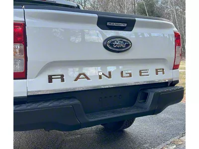 Tailgate Accent Trim; Stainless Steel (24-26 Ranger)