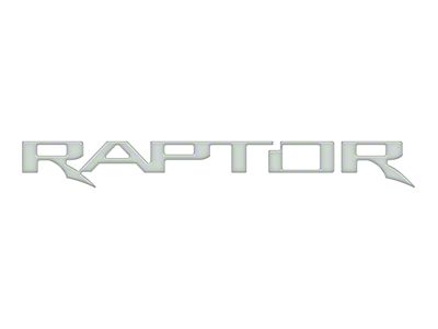 Tailgate Emblem Insert Letters; Cactus Gray (24-25 Ranger Raptor)