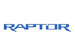 Tailgate Emblem Insert Letters; Velocity Blue (24-26 Ranger Raptor)