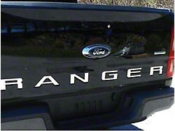 Tailgate Insert Letters; Chrome Mirror (19-23 Ranger)