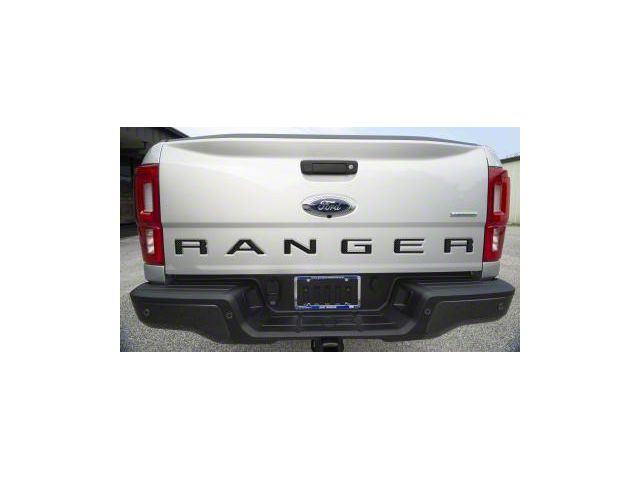 Tailgate Insert Letters; Domed Carbon Fiber (19-23 Ranger)