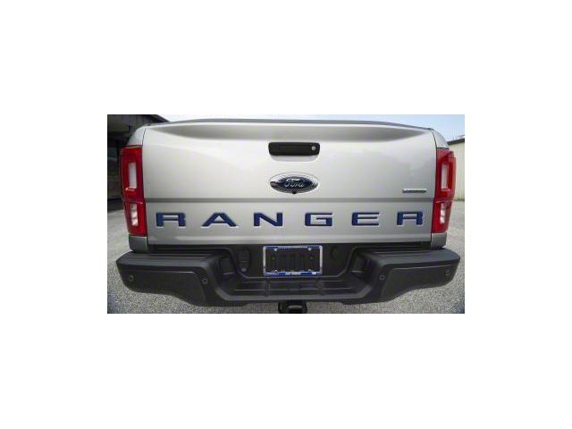 Tailgate Insert Letters; Ford Emblem Blue (19-23 Ranger)