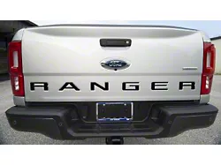 Tailgate Insert Letters; Gloss Black (19-23 Ranger)