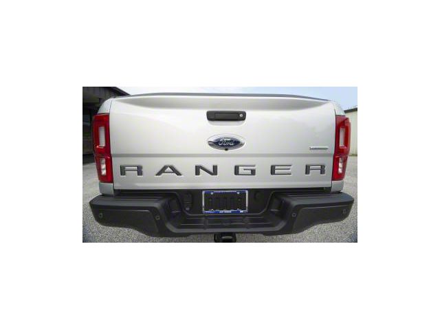 Tailgate Insert Letters; Gun Metal (19-23 Ranger)