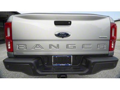 Tailgate Insert Letters; Liquid Chrome (19-23 Ranger)
