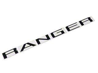 TAILGATE LETTER INSERTS 24-26 FORD RANGER BLACK