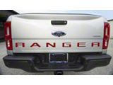 Tailgate Insert Letters; Matte Red (19-23 Ranger)
