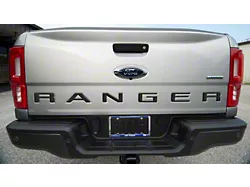 Tailgate Insert Letters; Reflective Gloss Black (19-23 Ranger)