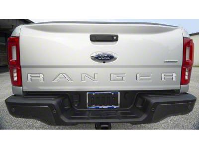 Tailgate Insert Letters; Turbo Silver (19-23 Ranger)