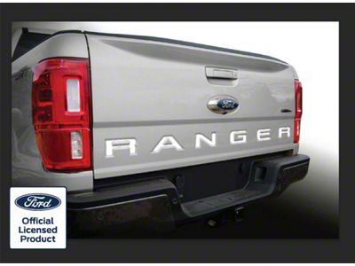 Tailgate Insert Letters; White (19-23 Ranger)