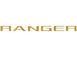 Tailgate Letter Inserts; Cyber Orange (24-25 Ranger)