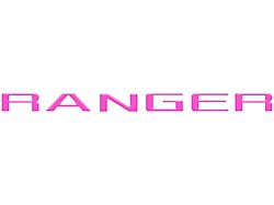 Tailgate Letter Inserts; Hot Pink (24-25 Ranger)