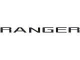 Tailgate Letter Inserts; Matte Black (24-25 Ranger)