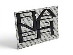 Tailgate Letter Inserts; Matte Black (24-26 Ranger)