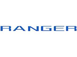 Tailgate Letter Inserts; Velocity Blue (24-25 Ranger)