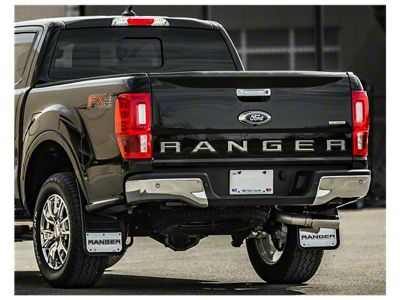 Tailgate Lettering; Stainless Steel (19-23 Ranger)