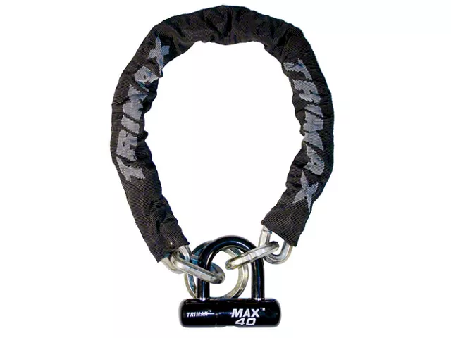 Chain Ranger Ranger THEX Super Chain with 12mm Links and MAX40 Disc U-Lock; 5-Foot ...