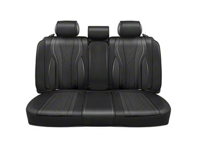 Touring Series Front and Rear Seat Covers; Black (Universal; Some Adaptation May Be Required)