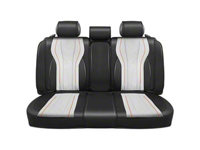 Touring Series Front and Rear Seat Covers; Gray/Black (Universal; Some Adaptation May Be Required)