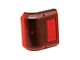 Trailer Clearance Light 86; Wrap-Around Red with Black Base