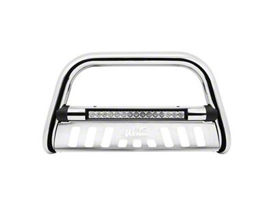 Ultimate LED Bull Bar; Stainless Steel (19-24 Ranger, Excluding Raptor)