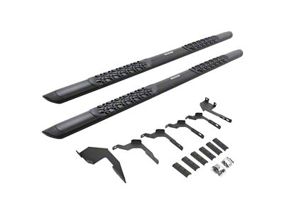 Go Rhino V-Series V3 Running Boards; Textured Black (19-24 Ranger SuperCrew)