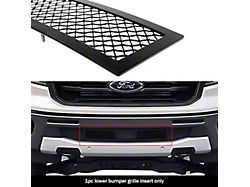 Wire Mesh Lower Bumper Grille Overlay; Black (19-23 Ranger w/ Adaptive Cruise Control)